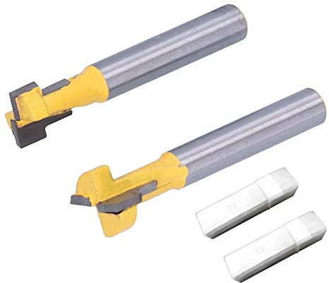 Fresa de Madera 1 / 4” Mango, Acero Rápido Alta Velocidad, 9.52mm y 12.7mm - Precisión y Durabilidad para Tareas de Carpintería Profesional