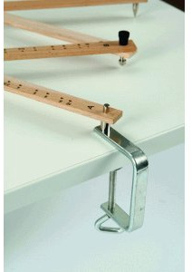 RUMOLD Pantograf 40 cm Hartholz grau mit Anpassung 15 -