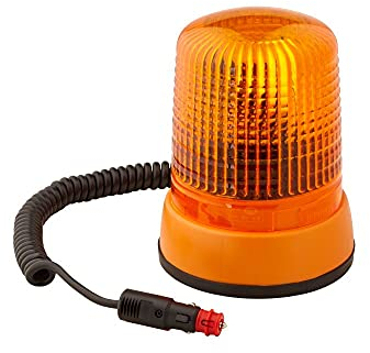 HELLA 2RL 008 062-111 Halogen-Rundumkennleuchte - mit Magnet - KL 7000 - 24V - gelb - Kabel: 600mm - Stecker: DIN ISO 4165 - Menge: 1