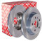 febi bilstein 39185 Brake Disc Set (2 Brake Disc) rear, full, No. of Holes 5