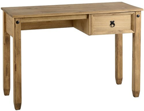 Corona Mexican Pine Wooden Study Desk With Draw