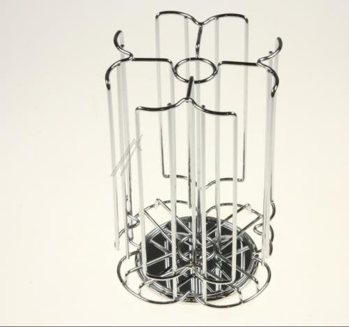 Bosch Tassimo T-Scheibe Halter (52 T-Scheiben fasst) - Edelstahl, Verchromt - Silber - Küchenzubehör