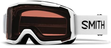 SMITH Daredevil Youth Goggles with Carbonic-x Lens – Performance Snowsports Kids Goggles for Skiing & Snowboarding – White + RC36 Lens