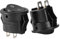 sourcing map Interruptor Basculante para Barco SPST Redondo Pequeño Negro AC 250V/3A 125V/6A 2 Posiciones, 10uds