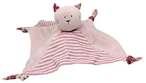 Inwolino 8128 - Schmusetuch Katze Emma, rosa/pink, 24 x 24 cm
