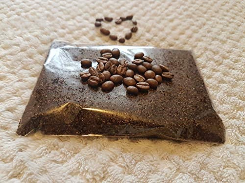 Hausgemachte Bio Kaffee Zucker Kokosöl Zimt Vitamin E Gesicht und Körper Peeling