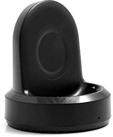 System-S Induktions Dock Ladegerät für Samsung Gear S4 Watch Schwarz