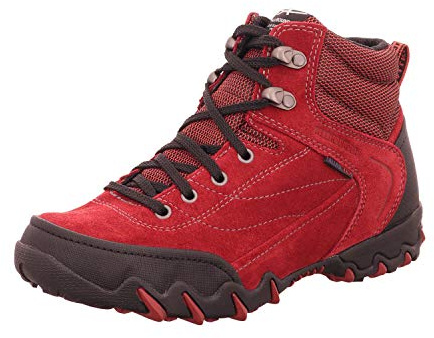 Allrounder by Mephisto NIGATA-TEX, Damen Cross-Trainer, Rot (Black/RED Element Rubber 1/C.Suede 16), 38 EU (5 UK)