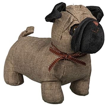 mucHome Türstopper Hund mit Schleife Türpuffer ca. 28 x 21 cm, braun Tier