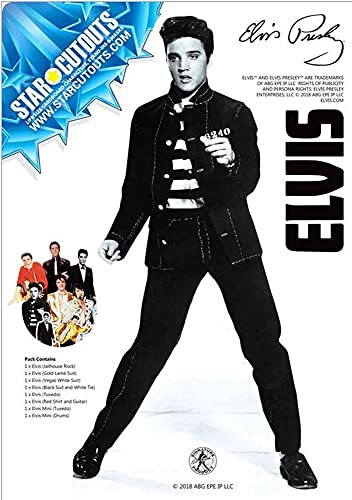 empireposter Elvis - Table Tops - Pappaufsteller Standy - 8 kleine Tischaufsteller Partydeko