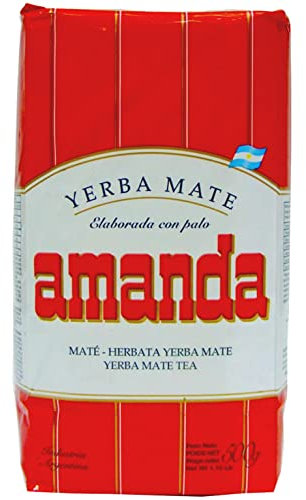 Amanda Yerba Mate Tè Tradizionale 500g | Yerba Mate Argentino | Bevanda disintossicante ed energetica