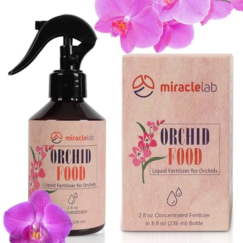 Gebrauchsfertiger Orchideendünger - Spezielle Formel mit natürlichen Bio-Zutaten (2 oz konzentriertes Orchideenfutter)
