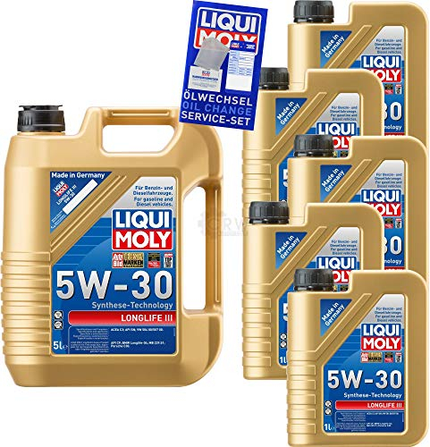 QR-PARTS 69988949 10 Liter Original Longlife III 5W-30 Motoröl Engine Oil Motorenöl