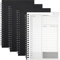 Zeitmanagement Handbuch Aufgabenliste Tagesplaner Spiralblock Notizblock Schwarz Kraft Cover Tagesplanung Notizbuch 100 Seiten/50 Blatt 19 x 13 cm (4 Stück)