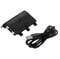 BATERIA + CABLE CARGA PARA MANDO MICROSOFT XBOX ONE, 1200 MAH, COLOR NEGRO
