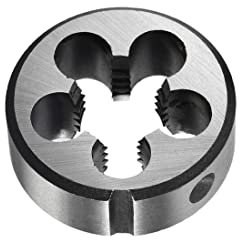 PATIKIL M16 x 2.0 Rotondo Filettatura Matrici, 1pz Metrico Matrice Sinistra Mano Lega Acciaio