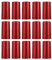NUOBESTY 100pcs Wine Bottle Film Heat Shrink Capsules Seal Cover for Professional Finish for Home Winery Restaurant Easy Removal Tabs