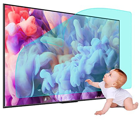 JQZWXX Protector De Pantalla De Televisión De 43-75 Pulgadas Película Anti - Arañazo Y Anti - Huella Dactilar para Personal De Oficina, Niños, Estudiantes Y Mujeres Embarazadas / 55in 1211x682mm