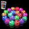 Mini Unterwasser Led Teelichter mit Fernbedienung, Farbwechsel Mini LED Licht Batteriebetrieben Wasserdichte Kerzen Lichter für Vase,Hochzeit,Party,Garten (20 Stück-RGB)