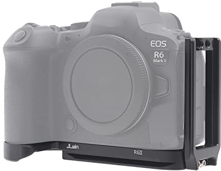 FOTGA Piastra a sgancio rapido, angolo a L, verticale, per fotocamera Canon EOS R6 Mark II, compatibile con DJI Ronin RS2/RSC2/RS3/RS3 Pro/RS3 Mini Gimbal Stabilizzatore Arca Swiss