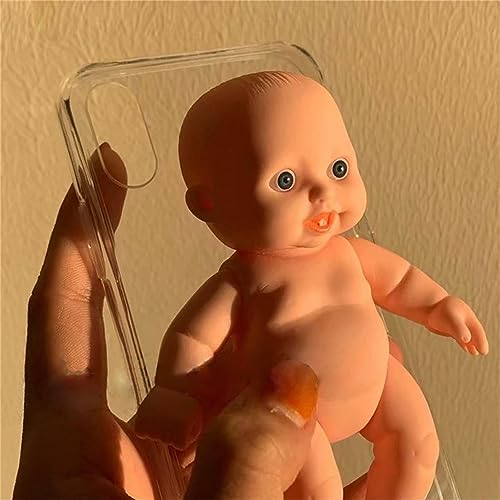 TRADAY 3D Horror Baby Phone Case for iPhone 13 - Funny Halloween Ugly Case