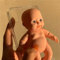 TRADAY 3D Horror Baby Phone Case for iPhone 13 - Funny Halloween Ugly Case