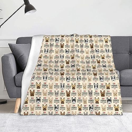 HAHAFU Hundedecke, Picknickdecke, bedruckt, warm, saugfähig, für Bett, Couch