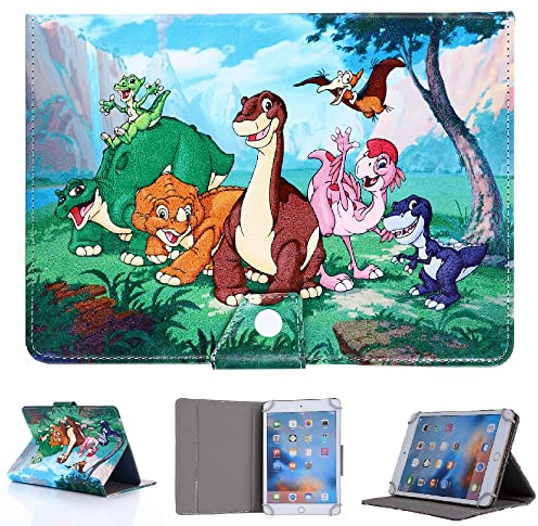 Case for Lenovo Tab M10 10.1 inch 2019 (TB-X605F/ TB-X605L/ TB-X505F/ TB-X505L) Kids Standup Flip Cover for Lenovo Tablet (Lenovo Tab M10 10.1 2019, small Dinosaurs)