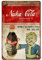Bugana Plaque en métal pour bar, affiche Nuka Cola, panneau en étain vintage, accessoires de décoration pour garage, arrière-cour, 20,3 x 30,5 cm