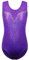 ZNYUNE Mädchen Kinder Turnbody Ärmellos Turnanzug Gymnastik Trikot Gymnastikanzug B198 SequinPurple 10A