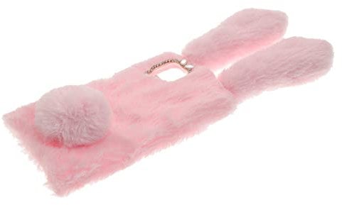 Homoyoyo Hasenohr Handyhülle Aus Kaninchenfell Und TPU Flauschige Cartoon-hülle Für A12//Schutz Vor Kratzern Und Stößen Angenehm Hand Für Frauen Und Mädchen