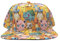 Bioworld Pokemon Starters Originals Allover Print Snapback Cap Hat Lizenz Gelb, gelb, MEDIUM