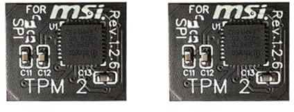 Hurromy 2 x Sicherheitsmodul TPM 2.0 Remote Card Sicherheitsmodul SPI TPM2.0 12-polig für Mainboard