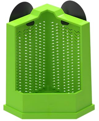 Mangeoire pour Dragon Barbu,Bol de Terrarium d'angle Anti-Fuite avec Ventouses,pour Lézard,Dragon Barbu,Gecko,Grenouille