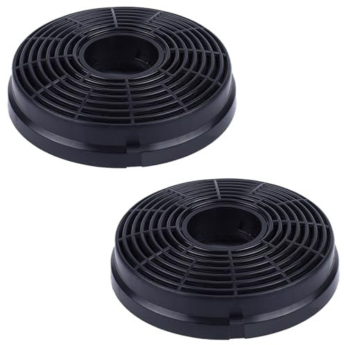 2 Pcs Carbon Filter for Cooker Hoods Compatible with Respekta Lamona HJA2480 HJA2908 LAM2401, Filters for Cooker Hood Replacement Easy Install 105 x 22 mm