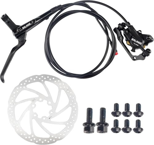ZUKKA Hydraulisches Scheibenbremsen Hinten Rechts 1550mm-Getrennt mit EIN 160mm Bremsscheibe für MTB, E-Bike, Fettes Fahrrad