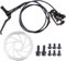 ZUKKA Hydraulisches Scheibenbremsen Hinten Rechts 1550mm-Getrennt mit EIN 160mm Bremsscheibe für MTB, E-Bike, Fettes Fahrrad