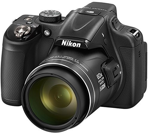 Nikon COOLPIX P600 Digital Camera - Black (16.1 MP, 60x Zoom) 3.0 inch Vari-angle LCD Electronic Viewfinder with Wi-Fi (Renewed)