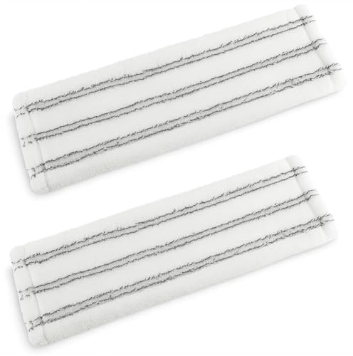 2 Stück Bodenwischer Bezug, Wischbezüge, Wischbezug, Bodenwischer Ersatzbezug, Flecken Schnell Entfernen, Ideale Schmutzaufnahme & Starke Wasseraufnahme, Bodenwischer Bezug für Alle Bodenarte(L)
