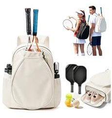 SZLX Sac à Dos de Tennis pour Femmes et Hommes, Sac de Tennis, Sac à Dos de badminton, Qrand Sac de Raquette Sac de Sport Pouvant Contenir 2 Raquettes et Des Chaussures de Tennis