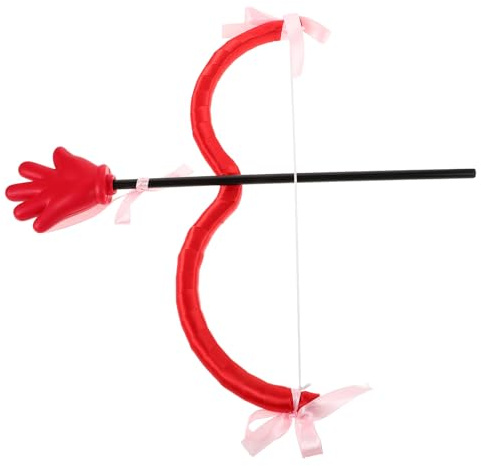 Mikinona Cupid Båge och för Pojke Flicka och Vuxna Kreativ Handhållen Rödpil för Alla Hjärtans Dag Hållbar Cosplay-accessoar för Fest och Halloween