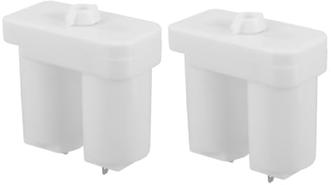 ABOOFAN Caja de Batería para Calentador de Agua de Conducto, 2 Unidades de Plástico Resistente al Agua, Adaptador y Fuente de Alimentación para Calderas de Gas, Accesorios para Pilas