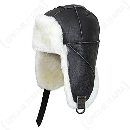 Mil-Tec Fliegermütze-12105309 Fliegermütze Braun XXL