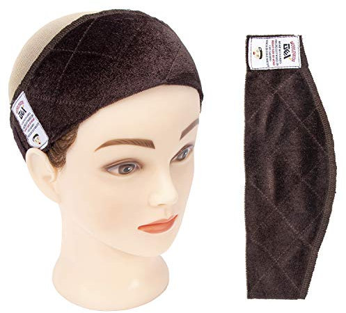 GEX Wig Grip Verstellbares elastisches Komfort-Haarband mit Klettverschluss, verstellbares Perückenband