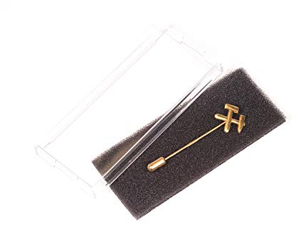 Anstecknadel Anstecker Bergbau Bergmann Bergwerk Schlägel und Eisen S&E goldf. verpackt