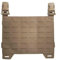 Tasmanian Tiger TT Carrier Panel LC Austausch-Frontpanel mit Lasercut-Molle System für Plattenträger, Coyote Brown