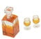 PiniceCore Mini Simulation Whiskey Weinflasche 1:12 Scale Puppenstuben Miniatur-zubehör Bar Modell Pretend Play-Spielzeug