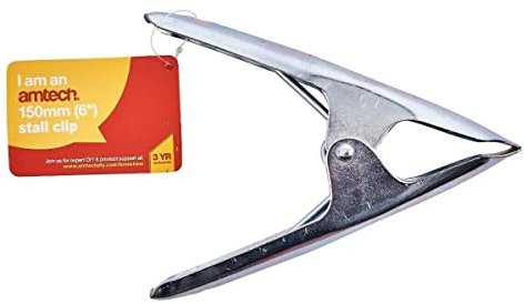 Masterpart 6 Metal Spring Clamp Vice Grip Heavy Duty Market Stall Tarpaulin Sheeting 150mm