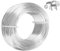12 Gauge 2mm Aluminum Craft Wire,100 Feet Bendable Metal Wire, Wire for crafting for Sculpting, Bike Modelling Skeleton Crafting Floral Making, Jewelry Making (2mmSilver-31M)