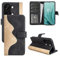 JIUNINE Hülle für OnePlus Nord 3 5G, Handyhülle PU Leder Flip Case mit [Standfunktion] [Kartenfach] [Magnetverschluss] Schutzhülle Tasche Cover für OnePlus Nord 3 5G, Schwarz
